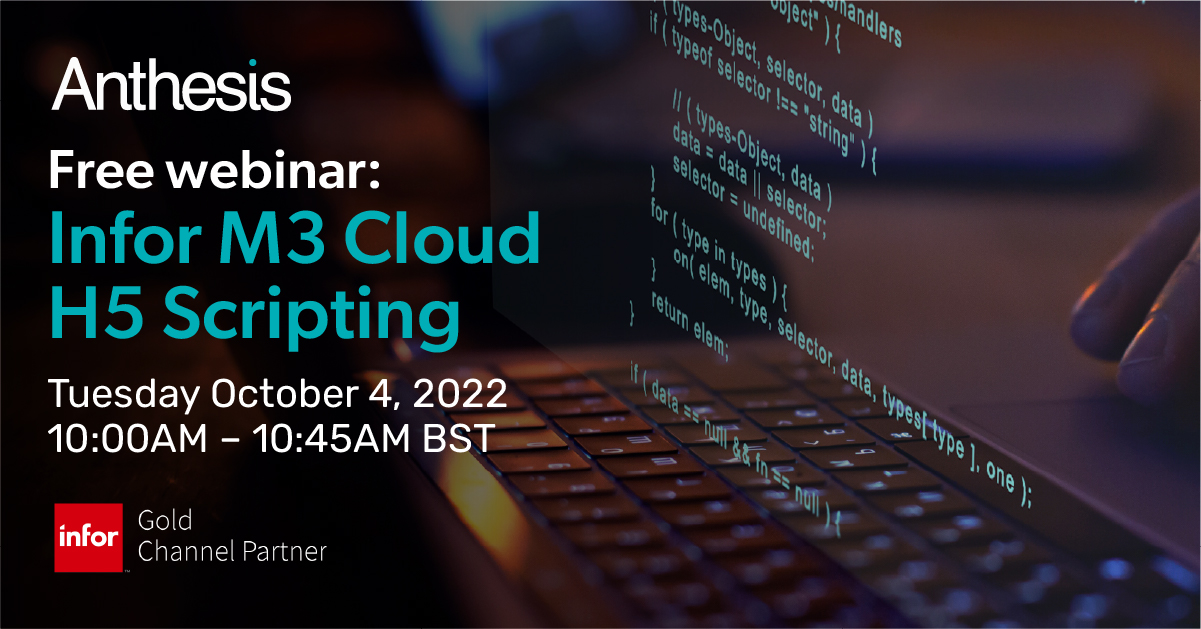 Infor Webinar m3 cloud