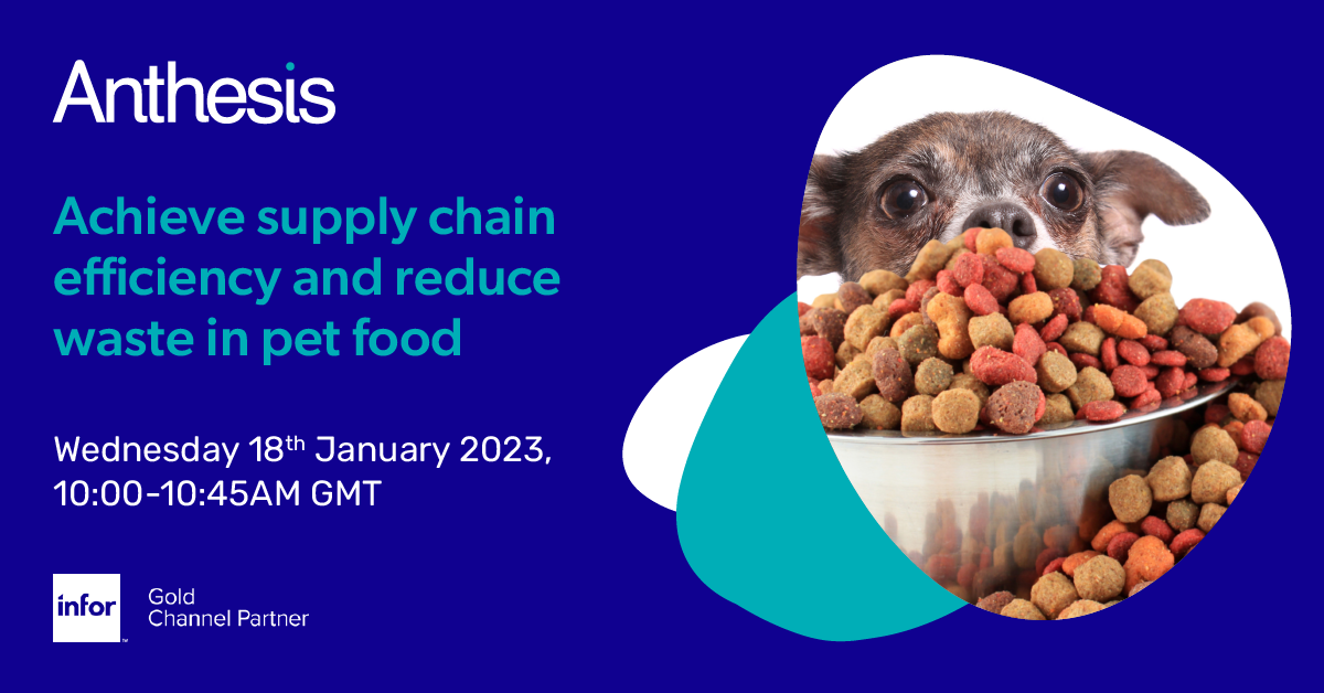 Achieve supply chain efficiencies in pet food manufacture Webinar