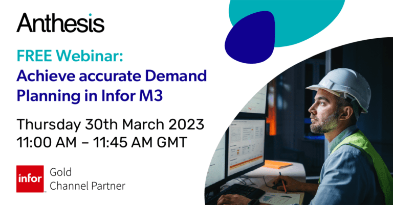 FREE Webinar: Achieve accurate Demand Planning in Infor M3 1 21066 Webinar Rectangle 1