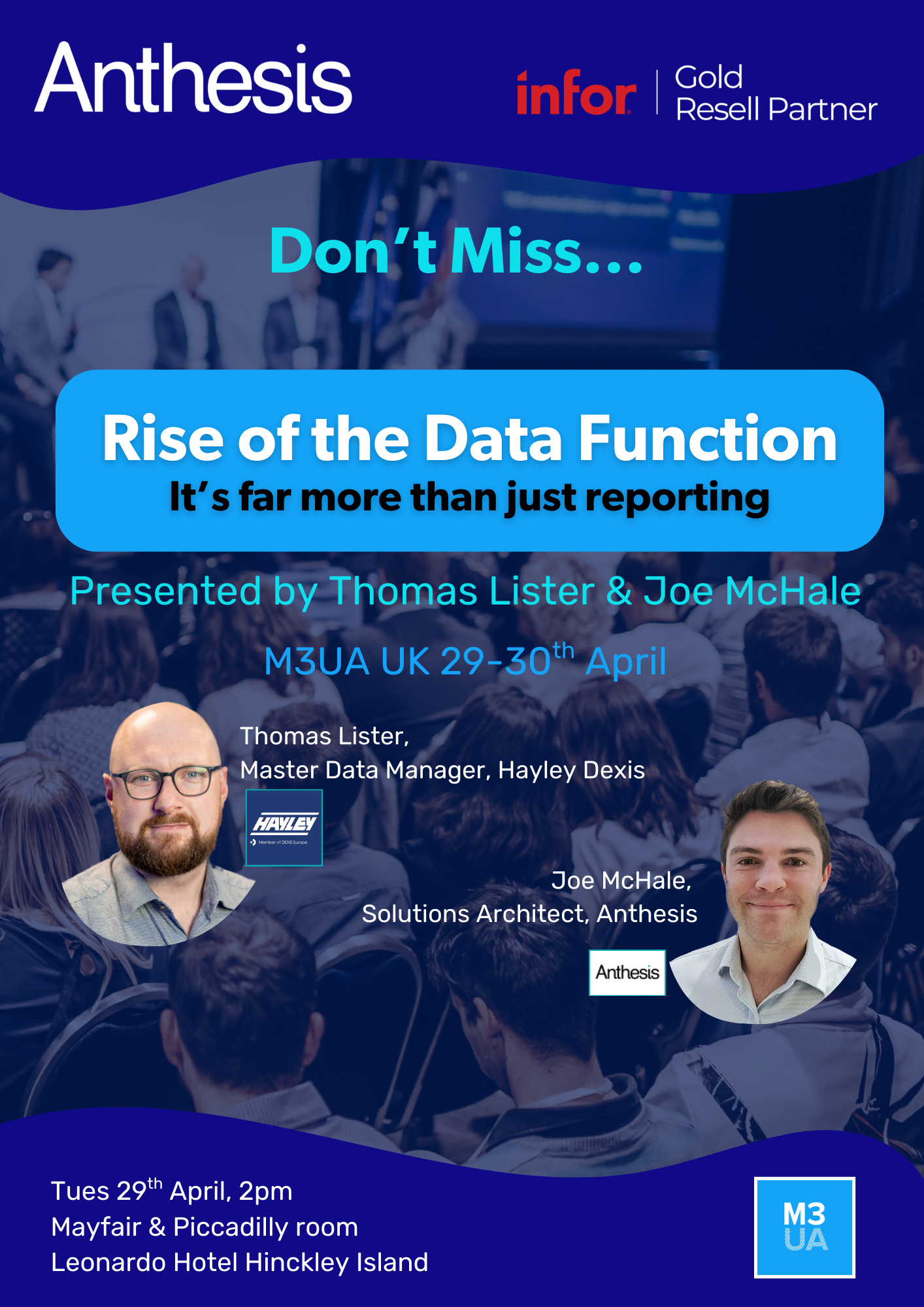 Mu3A Hinckley - rise of the data function